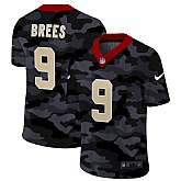Nike New Orleans Saints 9 Brees 2020 2ND Camo Salute to Service Limited Jersey zhua,baseball caps,new era cap wholesale,wholesale hats